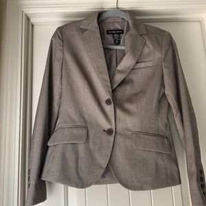 Light brown and tan blazer